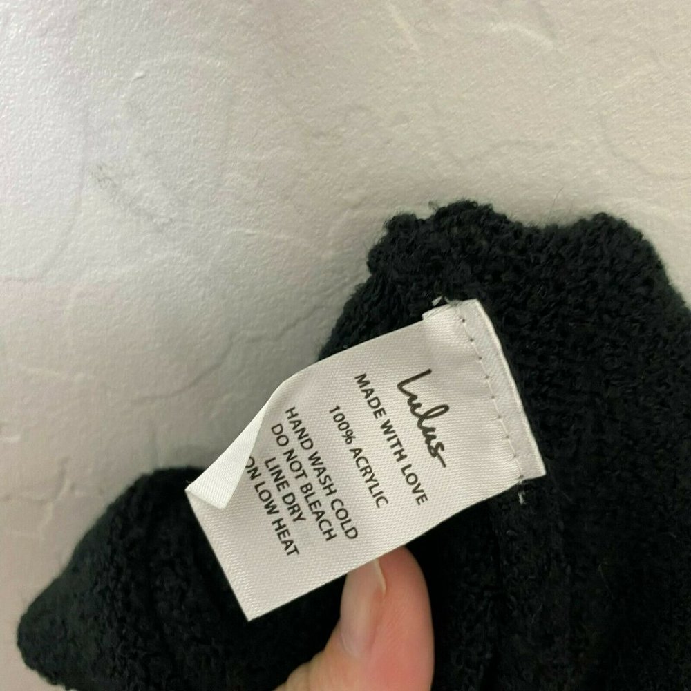Lulu’s Black Lush for Life Cutout Halter Knit Midi Dress - Picture 8 of 8
